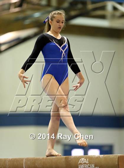 Thumbnail 3 in CHSAA 4A Gymnastics Prelim photogallery.