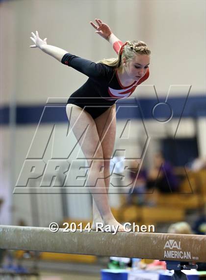 Thumbnail 3 in CHSAA 4A Gymnastics Prelim photogallery.