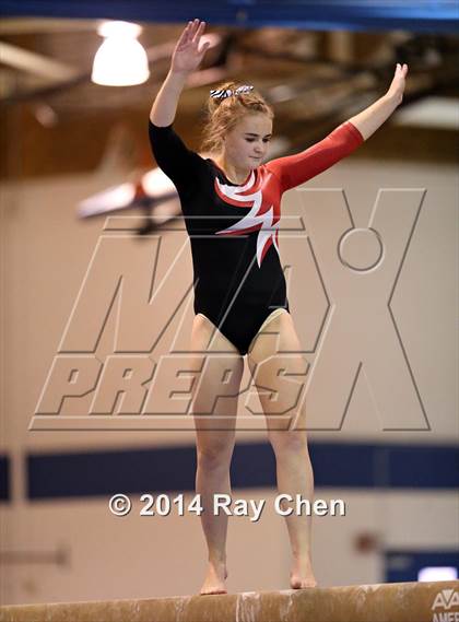 Thumbnail 2 in CHSAA 4A Gymnastics Prelim photogallery.