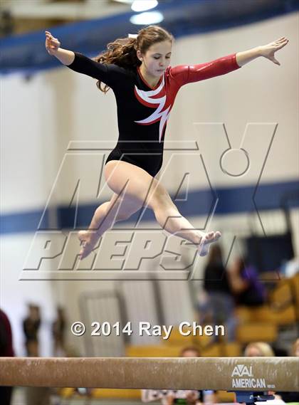 Thumbnail 3 in CHSAA 4A Gymnastics Prelim photogallery.