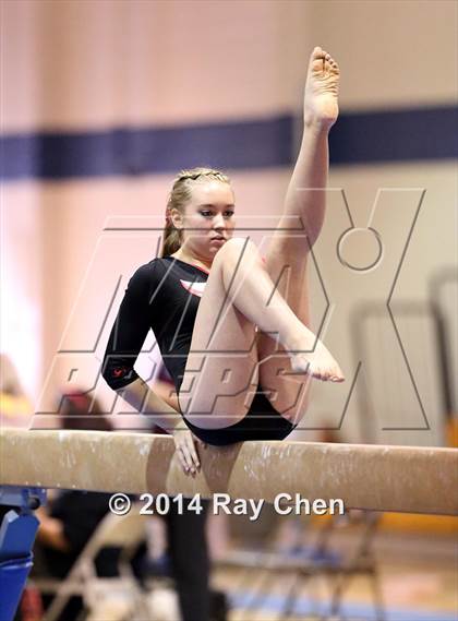 Thumbnail 3 in CHSAA 4A Gymnastics Prelim photogallery.