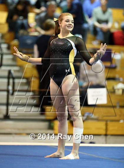 Thumbnail 1 in CHSAA 4A Gymnastics Prelim photogallery.