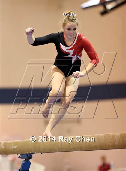 Thumbnail 3 in CHSAA 4A Gymnastics Prelim photogallery.