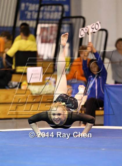 Thumbnail 2 in CHSAA 4A Gymnastics Prelim photogallery.
