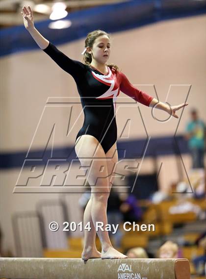 Thumbnail 2 in CHSAA 4A Gymnastics Prelim photogallery.