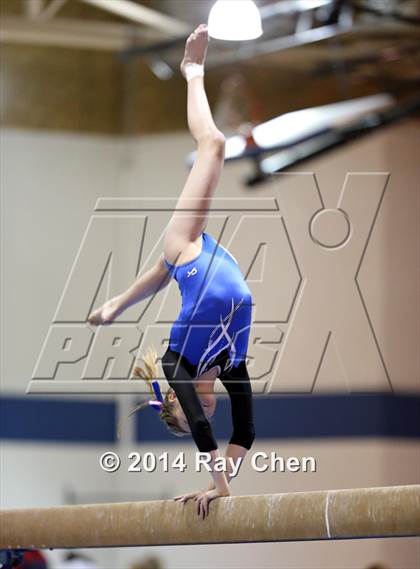 Thumbnail 1 in CHSAA 4A Gymnastics Prelim photogallery.