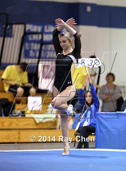 Thumbnail 3 in CHSAA 4A Gymnastics Prelim photogallery.