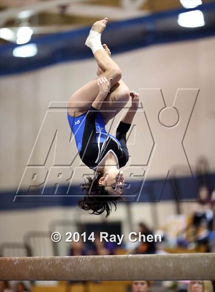 Thumbnail 2 in CHSAA 4A Gymnastics Prelim photogallery.