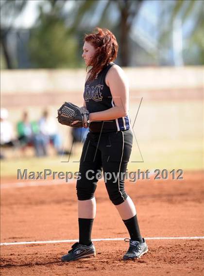 Thumbnail 1 in Victor Valley Christian @ Lake Mead Academy (Spring Slam Tournament) photogallery.