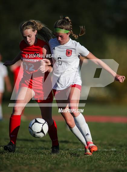 Thumbnail 2 in Sullivan County vs Montgomery (PIAA D4 1A First Round) photogallery.
