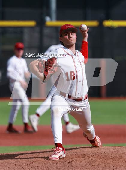 Thumbnail 1 in Redlands East Valley @ Oaks Christian (CIF SS Div 2 Round 2) photogallery.