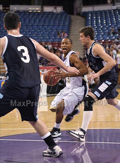 Thumbnail 2 in Forest Lake Christian vs. Bradshaw Christian (CIF SJS D5 Final) photogallery.