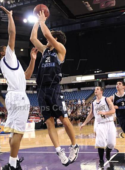 Thumbnail 1 in Forest Lake Christian vs. Bradshaw Christian (CIF SJS D5 Final) photogallery.