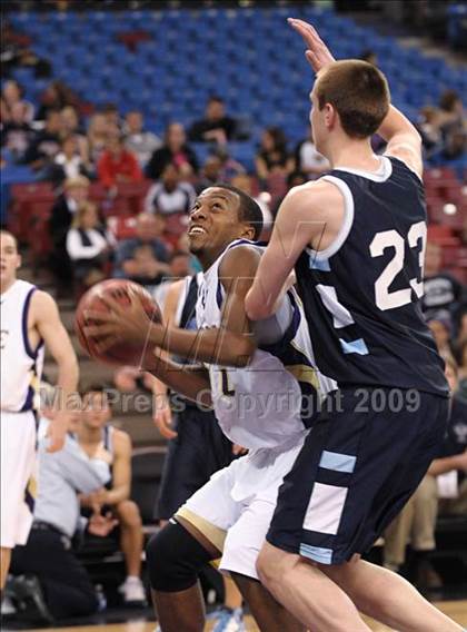 Thumbnail 1 in Forest Lake Christian vs. Bradshaw Christian (CIF SJS D5 Final) photogallery.