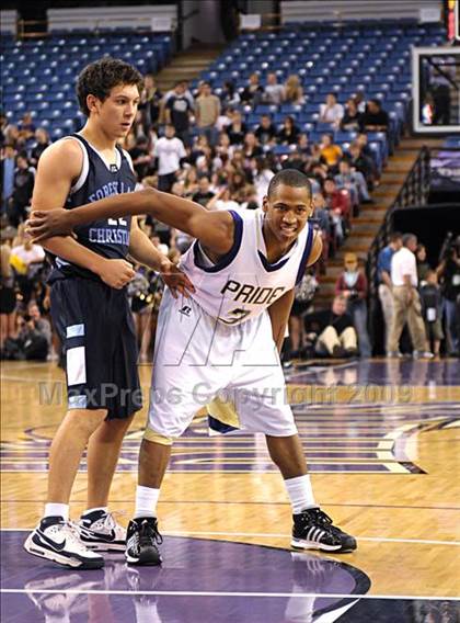 Thumbnail 2 in Forest Lake Christian vs. Bradshaw Christian (CIF SJS D5 Final) photogallery.