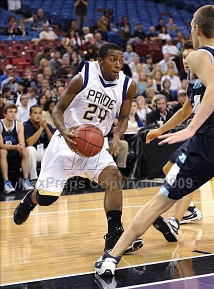 Thumbnail 3 in Forest Lake Christian vs. Bradshaw Christian (CIF SJS D5 Final) photogallery.