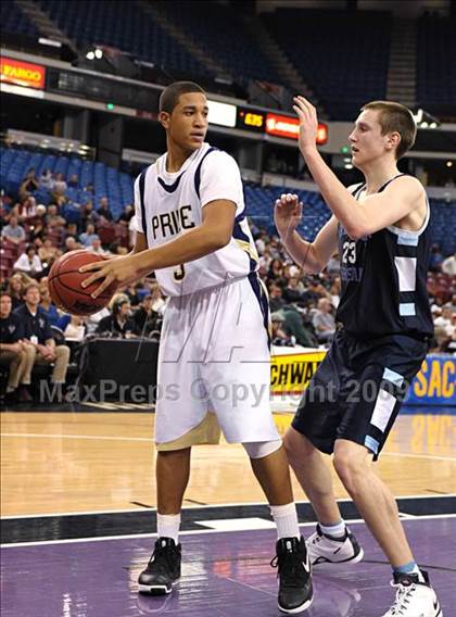 Thumbnail 1 in Forest Lake Christian vs. Bradshaw Christian (CIF SJS D5 Final) photogallery.
