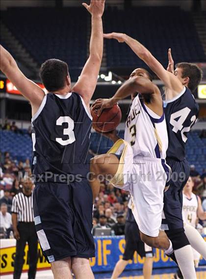 Thumbnail 3 in Forest Lake Christian vs. Bradshaw Christian (CIF SJS D5 Final) photogallery.