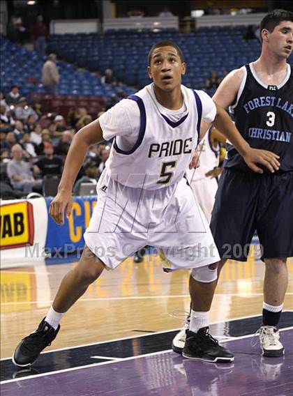 Thumbnail 3 in Forest Lake Christian vs. Bradshaw Christian (CIF SJS D5 Final) photogallery.