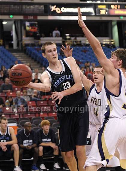Thumbnail 2 in Forest Lake Christian vs. Bradshaw Christian (CIF SJS D5 Final) photogallery.