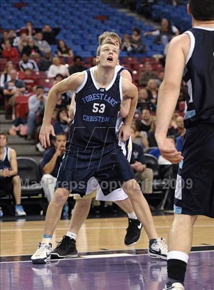 Thumbnail 2 in Forest Lake Christian vs. Bradshaw Christian (CIF SJS D5 Final) photogallery.