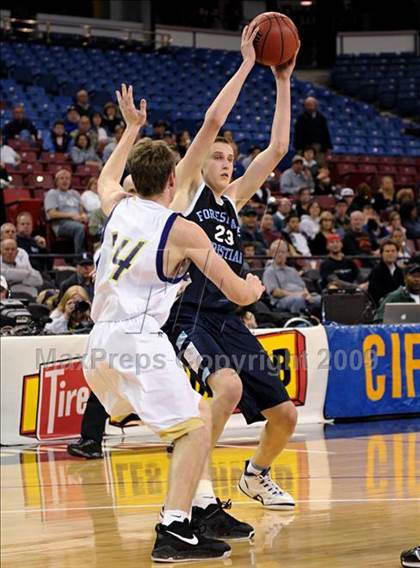 Thumbnail 3 in Forest Lake Christian vs. Bradshaw Christian (CIF SJS D5 Final) photogallery.
