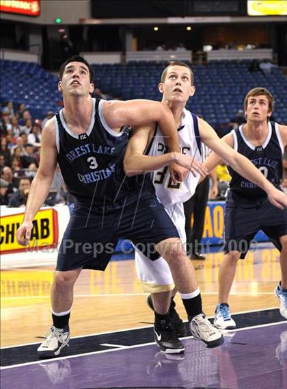 Thumbnail 1 in Forest Lake Christian vs. Bradshaw Christian (CIF SJS D5 Final) photogallery.