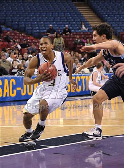 Thumbnail 1 in Forest Lake Christian vs. Bradshaw Christian (CIF SJS D5 Final) photogallery.