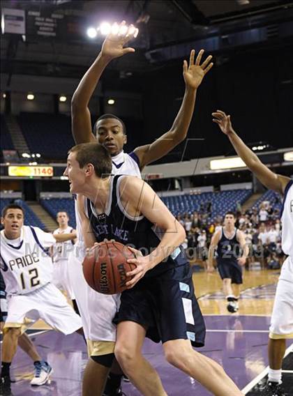 Thumbnail 2 in Forest Lake Christian vs. Bradshaw Christian (CIF SJS D5 Final) photogallery.