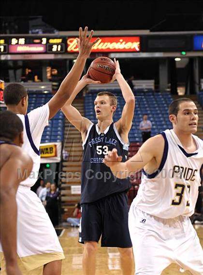 Thumbnail 3 in Forest Lake Christian vs. Bradshaw Christian (CIF SJS D5 Final) photogallery.