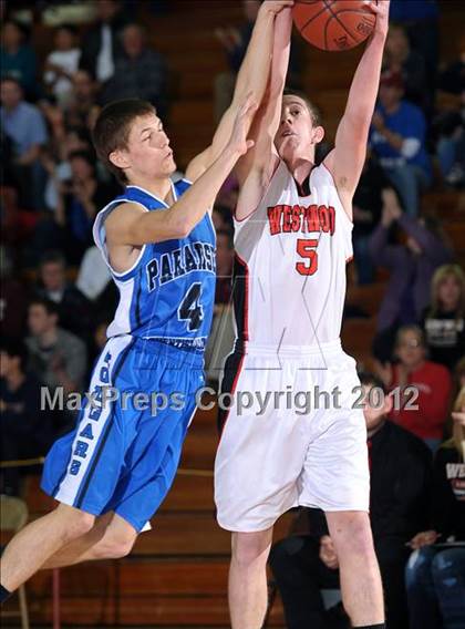 Thumbnail 1 in Paradise Adventist Academy vs. Westwood (CIF NS D6 Final) photogallery.