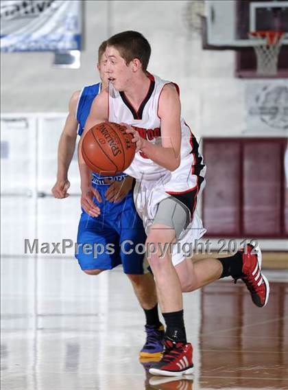 Thumbnail 1 in Paradise Adventist Academy vs. Westwood (CIF NS D6 Final) photogallery.