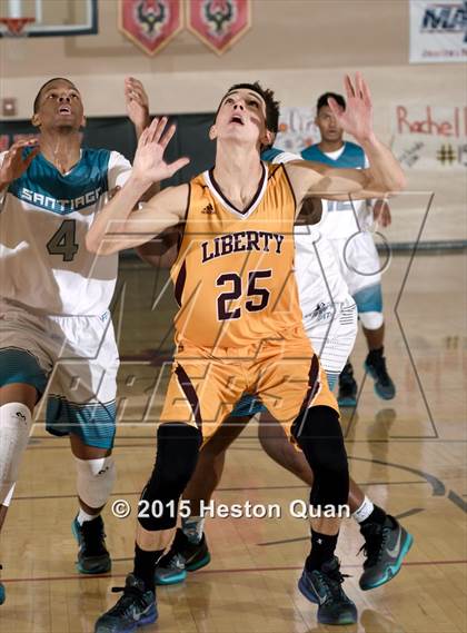 Thumbnail 3 in Liberty vs. Santiago (MaxPreps Holiday Classic) photogallery.