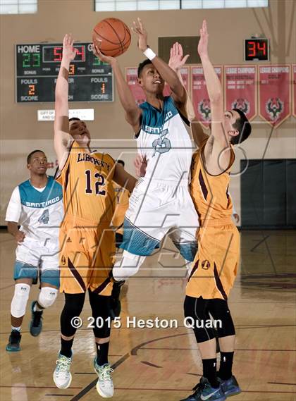 Thumbnail 3 in Liberty vs. Santiago (MaxPreps Holiday Classic) photogallery.