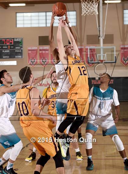 Thumbnail 3 in Liberty vs. Santiago (MaxPreps Holiday Classic) photogallery.
