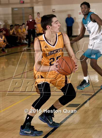 Thumbnail 2 in Liberty vs. Santiago (MaxPreps Holiday Classic) photogallery.