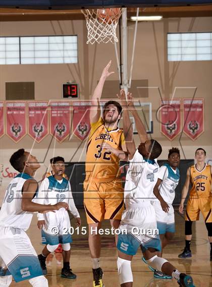 Thumbnail 2 in Liberty vs. Santiago (MaxPreps Holiday Classic) photogallery.