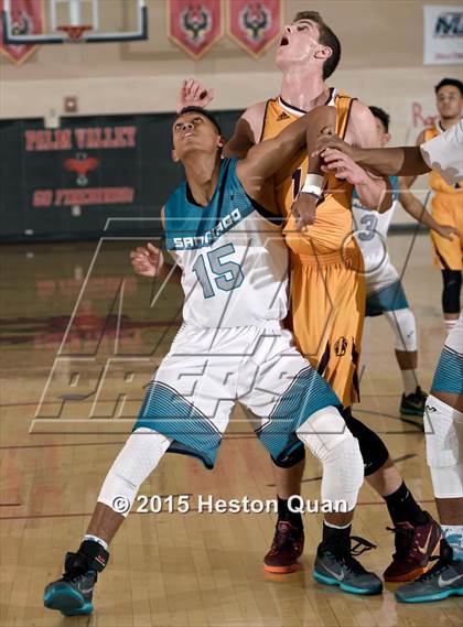 Thumbnail 1 in Liberty vs. Santiago (MaxPreps Holiday Classic) photogallery.