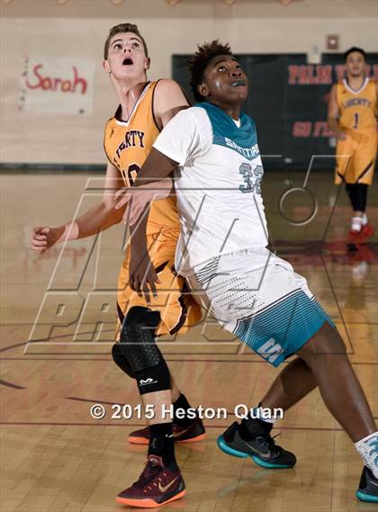 Thumbnail 3 in Liberty vs. Santiago (MaxPreps Holiday Classic) photogallery.