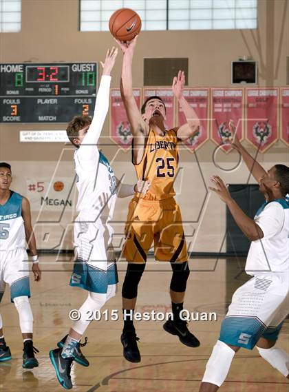 Thumbnail 2 in Liberty vs. Santiago (MaxPreps Holiday Classic) photogallery.
