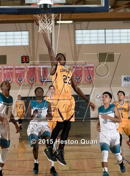 Thumbnail 1 in Liberty vs. Santiago (MaxPreps Holiday Classic) photogallery.