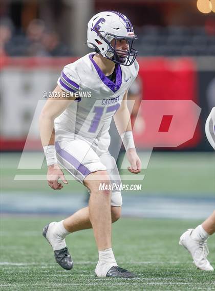 Thumbnail 1 in Hebron Christian vs. Calvary Day (GHSA Private Championship) photogallery.