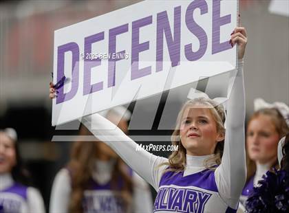 Thumbnail 1 in Hebron Christian vs. Calvary Day (GHSA Private Championship) photogallery.
