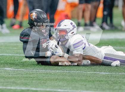 Thumbnail 1 in Hebron Christian vs. Calvary Day (GHSA Private Championship) photogallery.