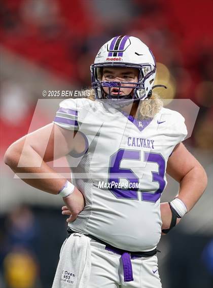 Thumbnail 3 in Hebron Christian vs. Calvary Day (GHSA Private Championship) photogallery.