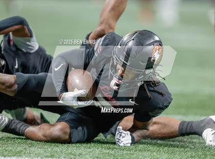 Thumbnail 2 in Hebron Christian vs. Calvary Day (GHSA Private Championship) photogallery.