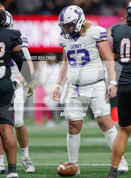 Thumbnail 3 in Hebron Christian vs. Calvary Day (GHSA Private Championship) photogallery.