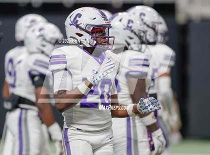 Thumbnail 1 in Hebron Christian vs. Calvary Day (GHSA Private Championship) photogallery.