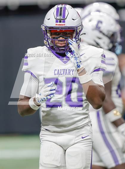 Thumbnail 2 in Hebron Christian vs. Calvary Day (GHSA Private Championship) photogallery.