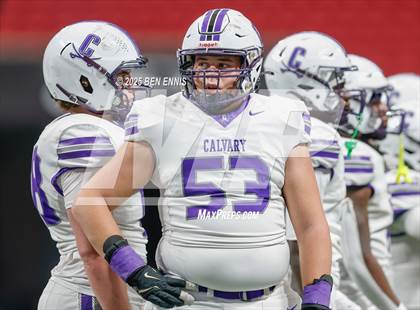 Thumbnail 1 in Hebron Christian vs. Calvary Day (GHSA Private Championship) photogallery.